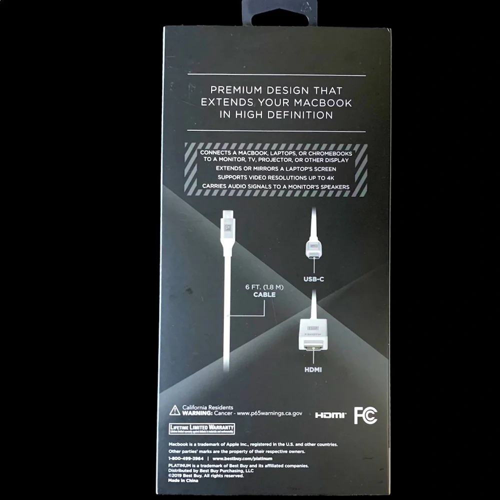 USB-C to HDMI Cable